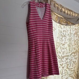 Lilly Pulitzer Vibrant Pink Striped Mini Dress